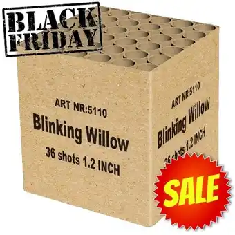 Huisman Vuurwerk Blinking Willow Black Friday Deal aanbieding