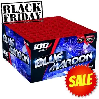 Huisman Vuurwerk Blue Maroon Black Friday Deal aanbieding