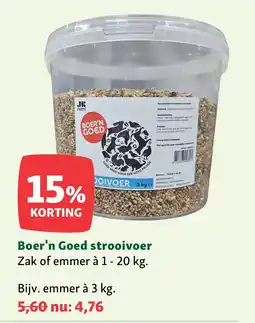 Maxi Zoo Boer'n goed strooivoer aanbieding