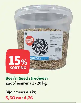Maxi Zoo Boer'n goed strooivoer aanbieding