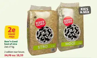 Maxi Zoo Boer'n goed hooi of stro aanbieding