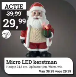 Tuincentrum Osdorp Micro led kerstman aanbieding