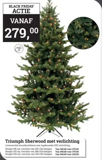 Tuincentrum Osdorp Triumph sherwood met verlichting aanbieding