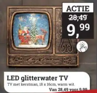 Tuincentrum Osdorp Led glitterwater tv aanbieding