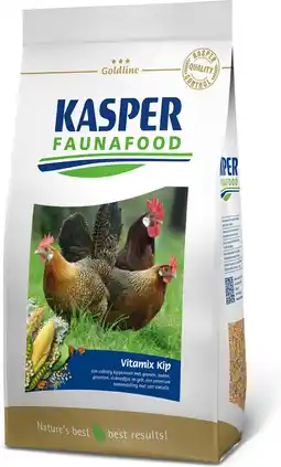 Intratuin Kasper Faunafood kippenvoer Vitamix Kip 3 kg aanbieding