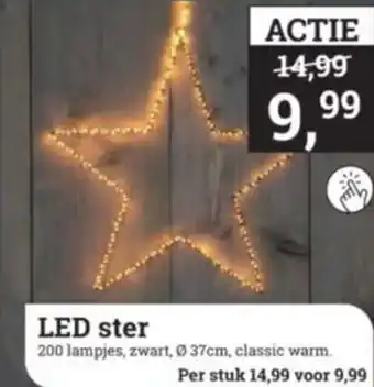 Tuincentrum Osdorp Led ster aanbieding