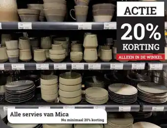 Tuincentrum Osdorp Alle servies van mica aanbieding