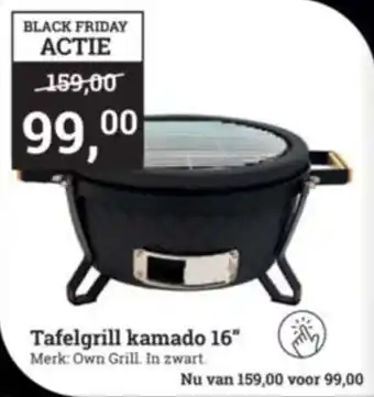 Tuincentrum Osdorp Tafelgrill kamado 16 aanbieding