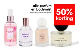 HEMA Alle parfum en bodymist aanbieding