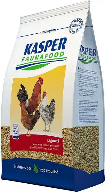 Intratuin Kasper Faunafood kippenvoer Legmeel 4 kg aanbieding