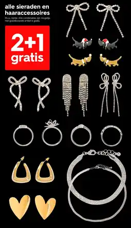 HEMA Alle sieraden en haaraccessoires aanbieding