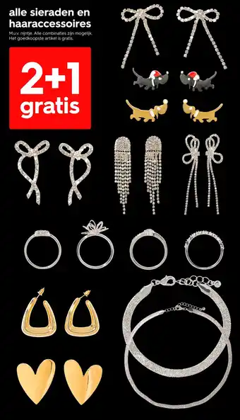 HEMA Alle sieraden en haaraccessoires aanbieding