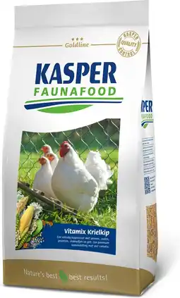 Intratuin Kasper Faunafood kippenvoer Vitamix Krielkip 3 kg aanbieding