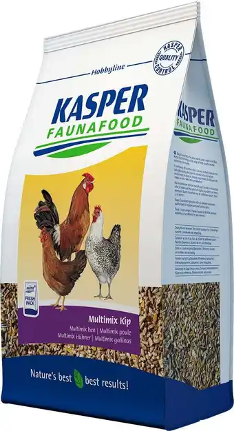 Intratuin Kasper Faunafood kippenvoer Multimix Kip 4 kg aanbieding