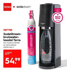 HEMA Sodastream bruiswater toestel terra aanbieding