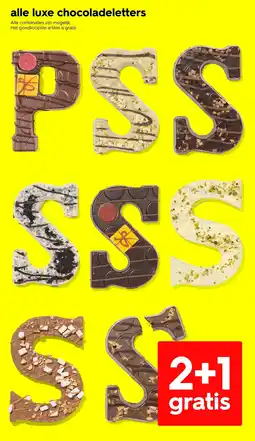 HEMA Alle luxe chocoladeletters aanbieding
