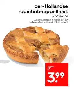 HEMA Oer-hollandse roomboterappeltaart aanbieding