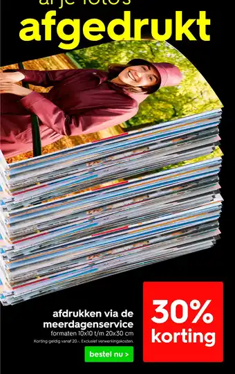 HEMA Afdrukken via de meerdagenservice aanbieding