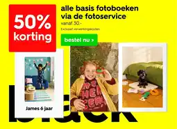 HEMA Alle basis fotoboeken via de fotoservice aanbieding