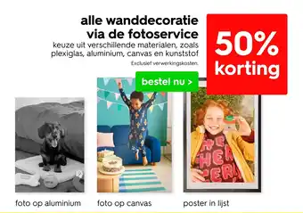 HEMA Alle wanddecoratie via de fotoservice aanbieding