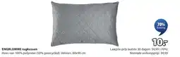 Jysk Engblomme rugkussen aanbieding
