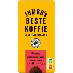 Jumbo Jumbo's Beste Koffie Snelfiltermaling Aroma 500 g aanbieding