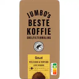 Jumbo Jumbo's Beste Koffie Snelfiltermaling Goud 500 g aanbieding