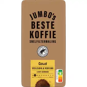 Jumbo Jumbo's Beste Koffie Snelfiltermaling Goud 500 g aanbieding