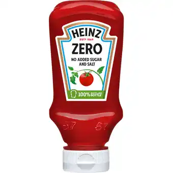 Jumbo Heinz Tomato Ketchup Zero 220 ml aanbieding