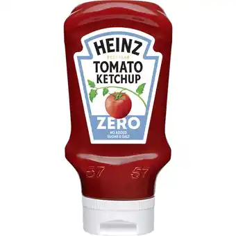 Jumbo Heinz Tomaten Ketchup Zero (zonder toegevoegde suikers & zout) 570 ml aanbieding