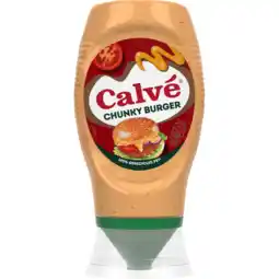 Jumbo Calvé Knijpfles Chunky Burger Saus 250 ml aanbieding