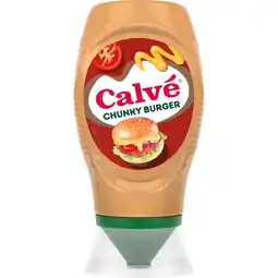Jumbo Calvé Knijpfles Chunky Burger Saus 250 ml aanbieding