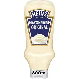 Jumbo Heinz Mayonaise Original 800 ml aanbieding