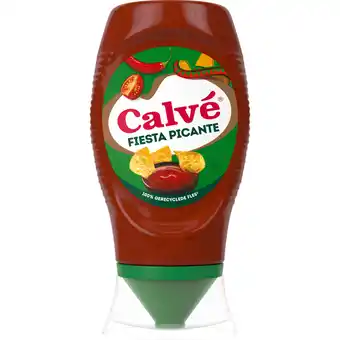 Jumbo Calvé Knijpfles Fiesta Picante Saus 250 ml aanbieding