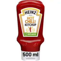 Jumbo Heinz Tomato Ketchup Hot Chilli 500 ml aanbieding