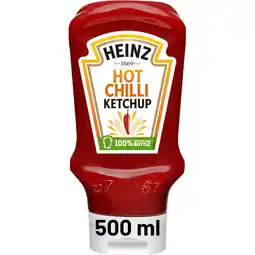 Jumbo Heinz Tomato Ketchup Hot Chilli 500 ml aanbieding