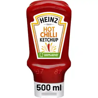 Jumbo Heinz Tomato Ketchup Hot Chilli 500 ml aanbieding