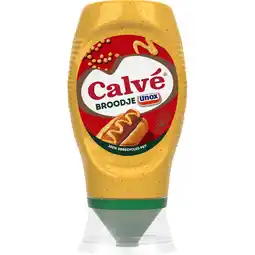 Jumbo Calvé Knijpfles Broodje Unox Saus 250 ml aanbieding
