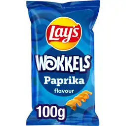 Jumbo Lay's Wokkels Paprika Chips 100 g aanbieding