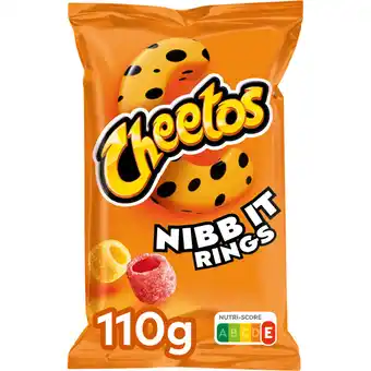 Jumbo Cheetos Nibb-it Rings Naturel Chips 110 gr aanbieding