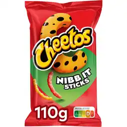 Jumbo Cheetos Nibb-it Sticks Naturel Chips 110 gr aanbieding