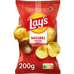 Jumbo Lay's Naturel Chips 200 gr aanbieding