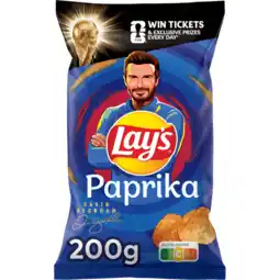 Jumbo Lay's Paprika Chips 200 gr aanbieding