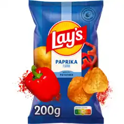 Jumbo Lay's Paprika Chips 200 gr aanbieding