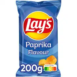 Jumbo Lay's Paprika Chips 200 gr aanbieding