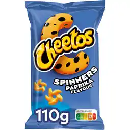 Jumbo Cheetos Spinners Paprika Chips 110 g aanbieding
