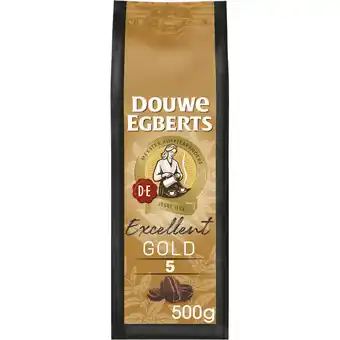 Jumbo Douwe Egberts Excellent 100% Arabica Gold 500 g aanbieding