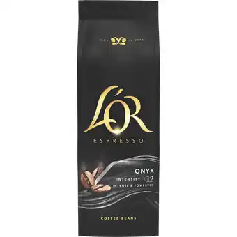Jumbo L'OR Espresso Onyx Koffiebonen 500 g aanbieding