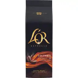 Jumbo L'OR Espresso Origins Colombia Koffiebonen 500 g aanbieding