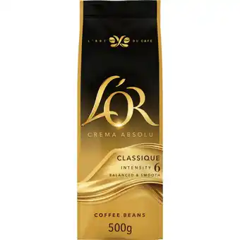 Jumbo L'OR Crema Classique Koffiebonen 500 g aanbieding